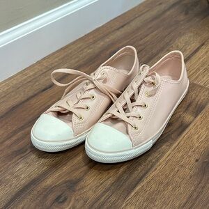 Converse Light Pink Canvas Sneakers